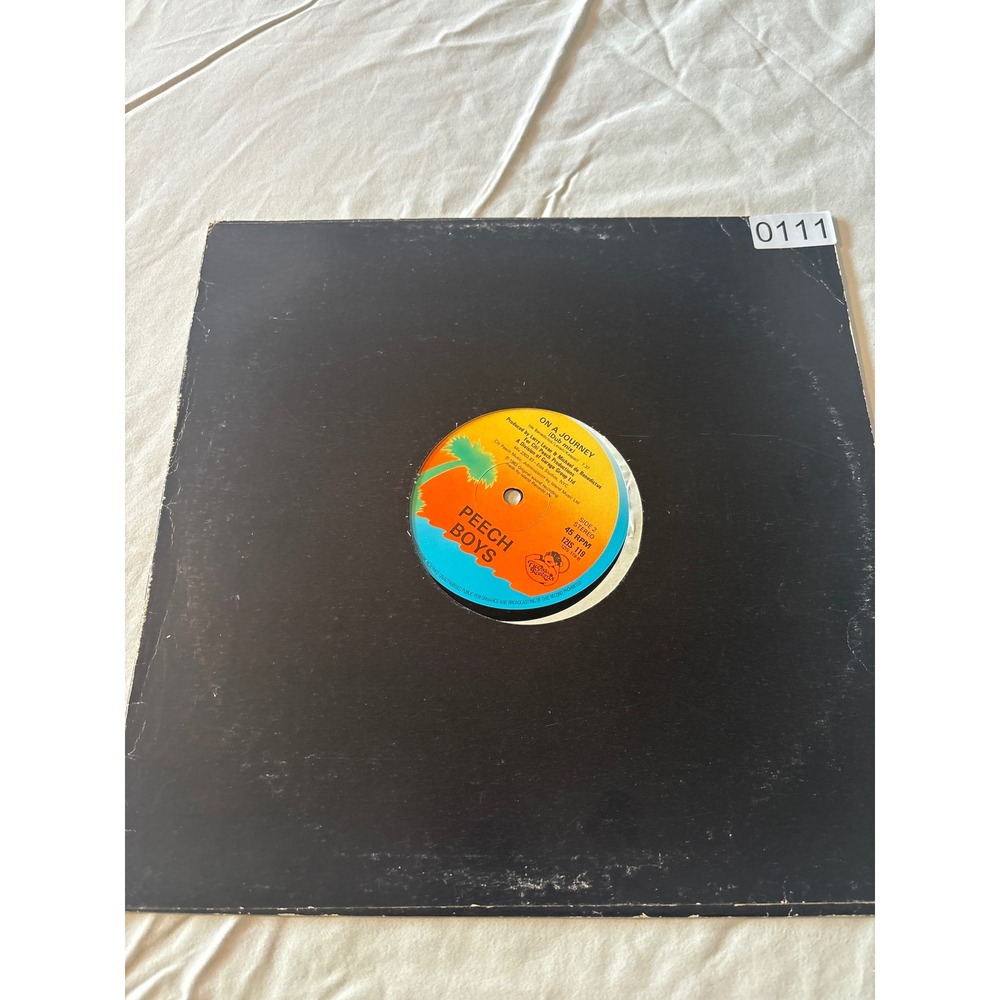 Peech Boys On A Journey 12" Vinyl Single 1983 Island Records 45 RPM Good Dub Mix
